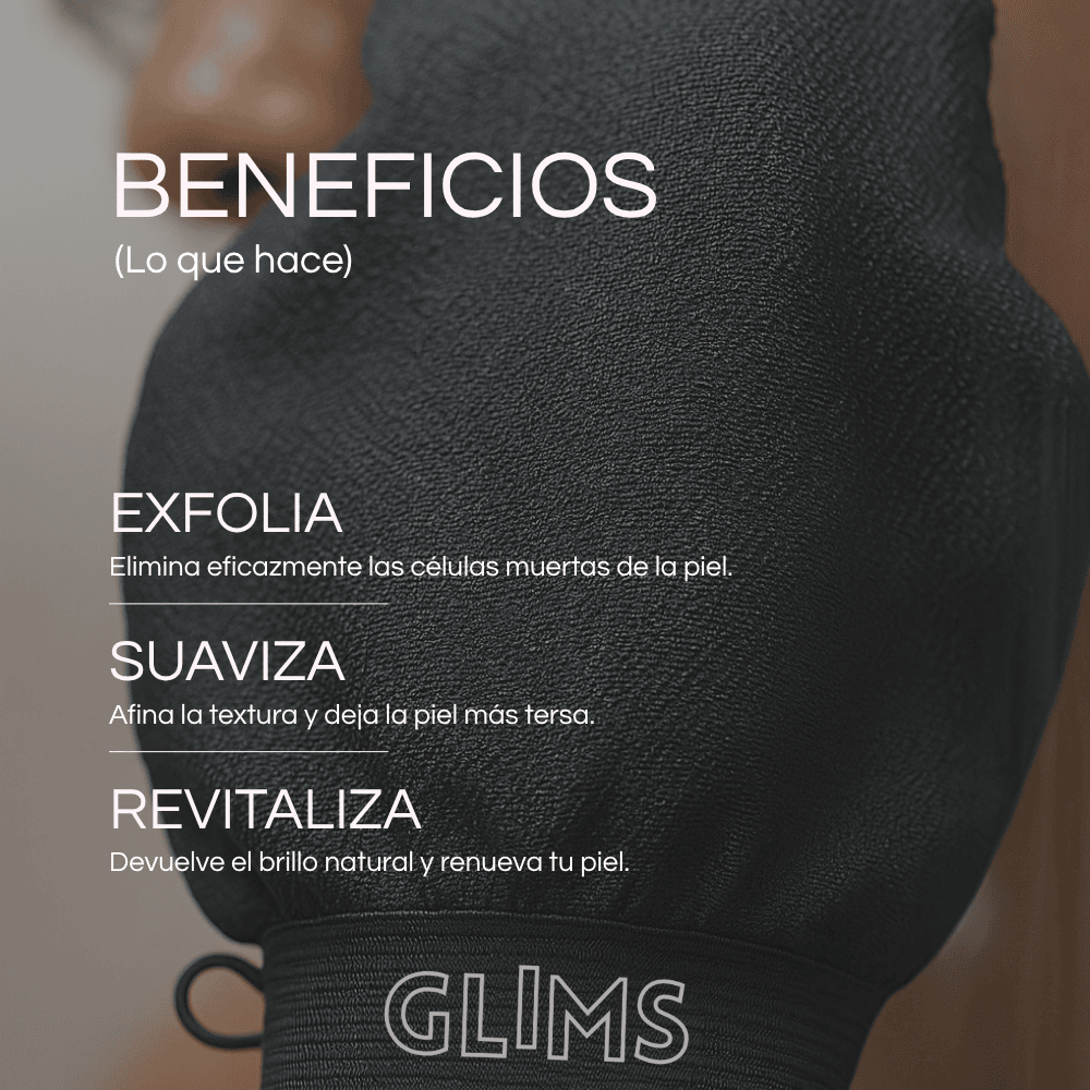 GLIMS Guantes Exfoliantes