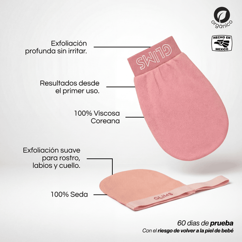 GLIMS Guantes Exfoliantes
